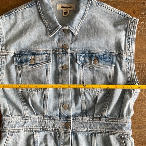 Madewell Light Blue Denim Dress - Picture 7 of 8